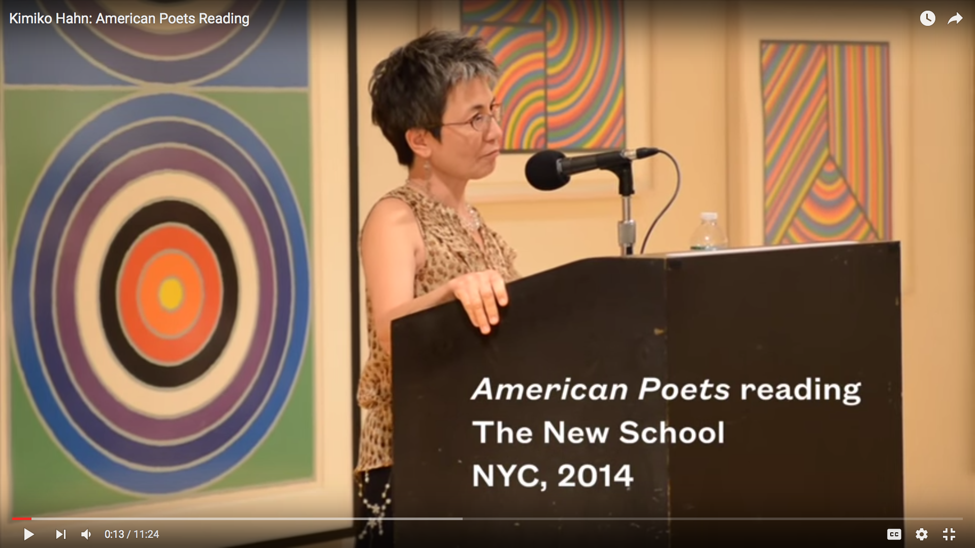 Kimiko Hahn: American Poets Reading