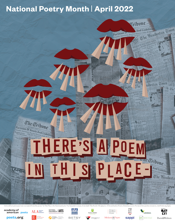 Winner of the 2022 National Poetry Month Poster Contest