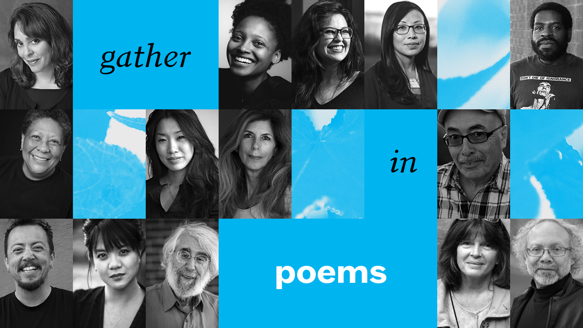 Gather in Poems Line-up Graphic