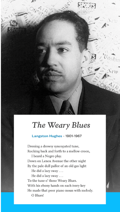 “The Weary Blues” by Langston Hughes