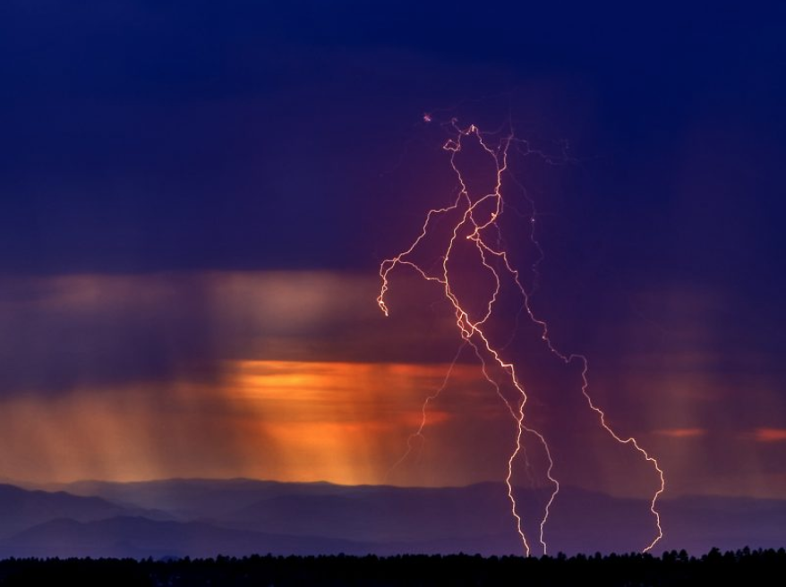 Lightning Horse in Truchas, New Mexico