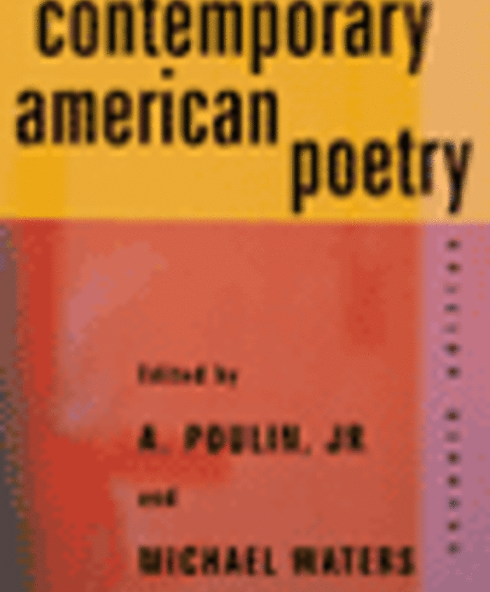 Great Anthology: Contemporary American Poetry